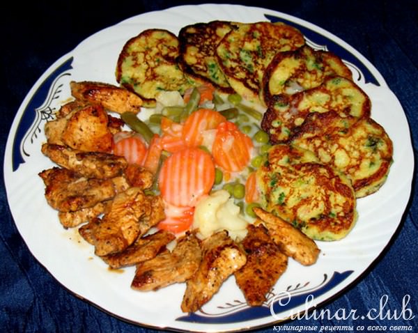 Картофельные мини-омлетики с овощами