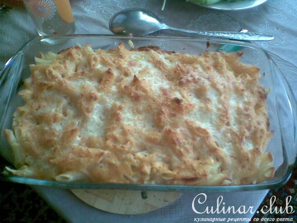 мясная запеканка с макаронами