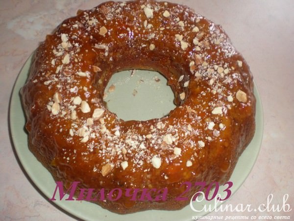 Постный кекс на яблочном соке (просто и вкусно)