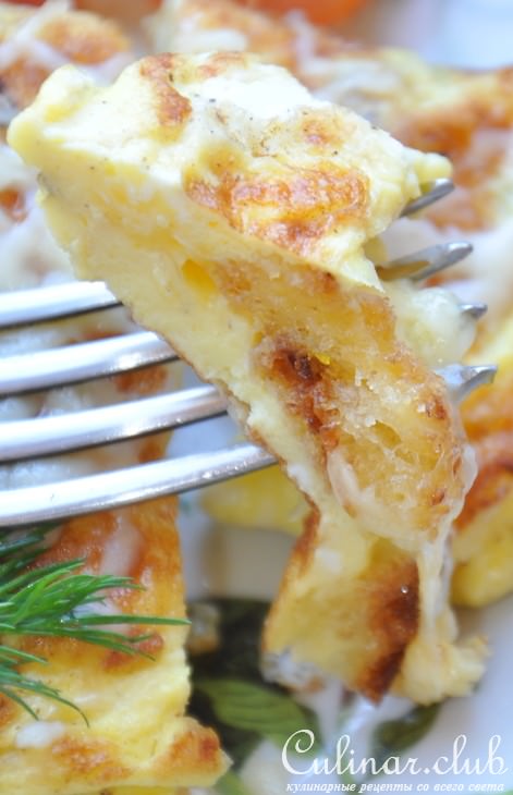 Омлет с гренками и сыром (ФМ)