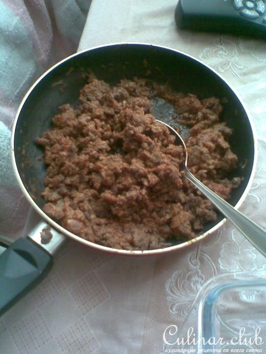 мясная запеканка с макаронами