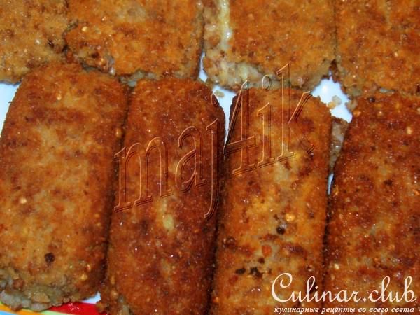 Гречневые котлетки с сыром