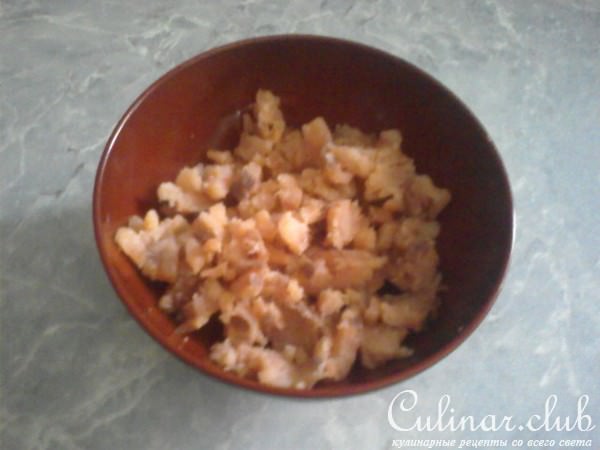 Трубочки соленые (для него) с копченой рыбкой