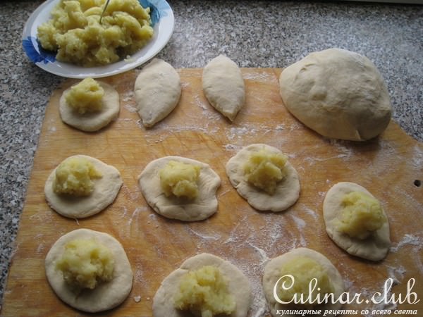 Пирожки постные с картошкой