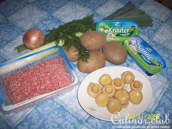 суп с плавленым сыром