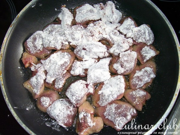 Печень с медом