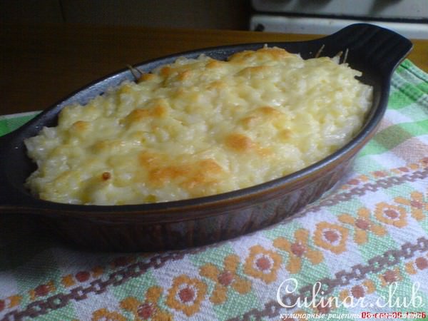 Рисовая запеканка с сыром