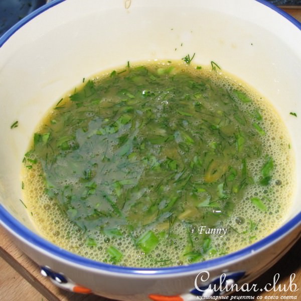 Классический французский омлет с сыром