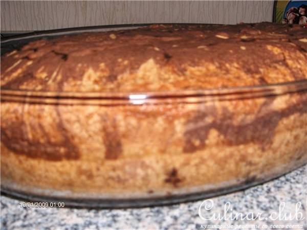 Вишнево-шоколадный кекс