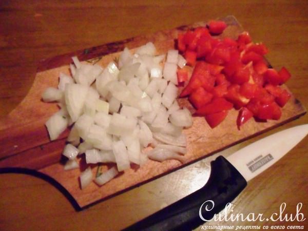 Стручковая фасоль, запечённая с яйцом