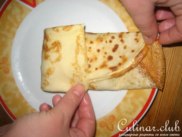 Блины с сердцем
