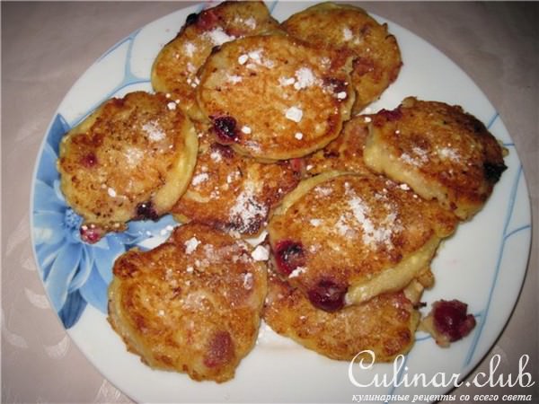 Творожные оладушки