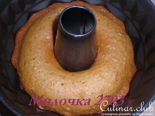 Постный кекс на яблочном соке (просто и вкусно)