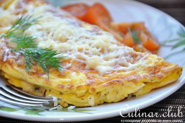 Омлет с гренками и сыром (ФМ)