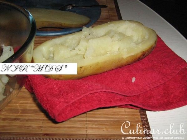 Картофель Печёный с Грибами....