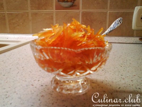 Цукаты из апельсиновых корочек