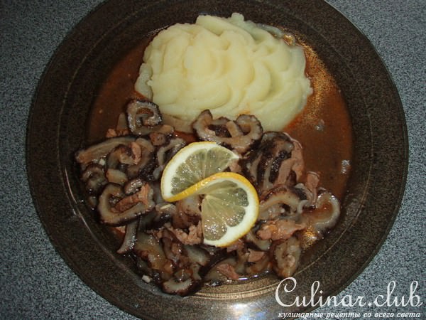 СКОБЛЯНКА ИЗ КУКУМАРИИ С МЯСОМ