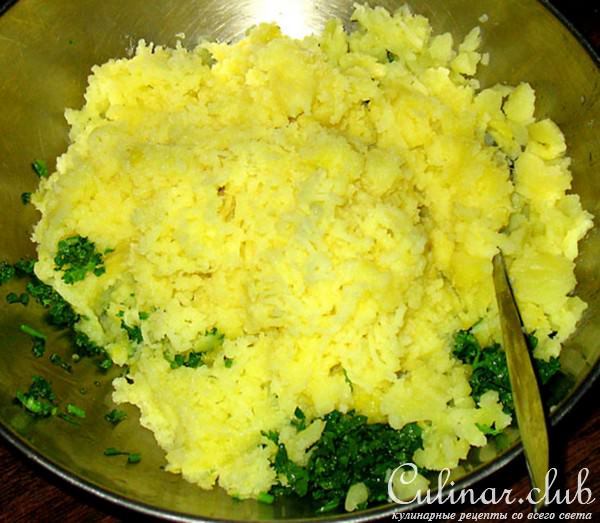 Картофельные мини-омлетики с овощами