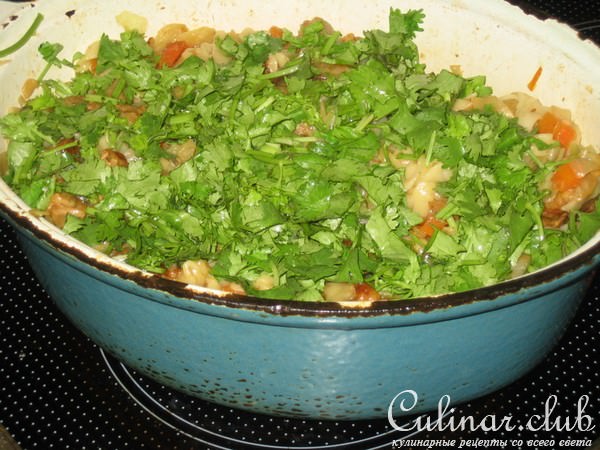 Лапша казахская с капустой