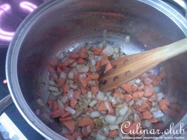 фаршированные телячьи сердца с овощами