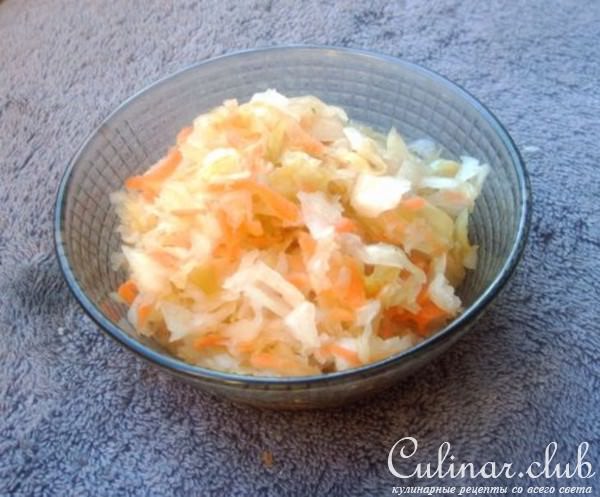 Квашеная капуста домашняя (вариант)