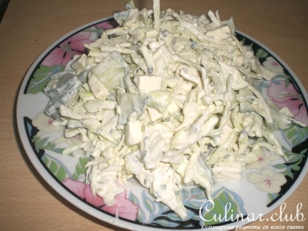 Салат из Остроконечной капусты(spitzenkohl)