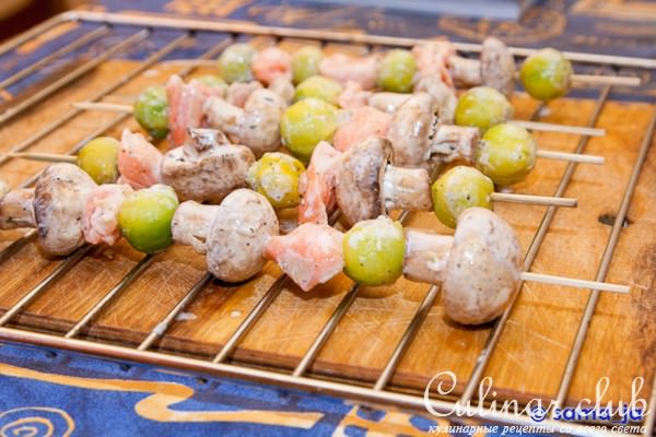 Диетический шашлык (рыбный)