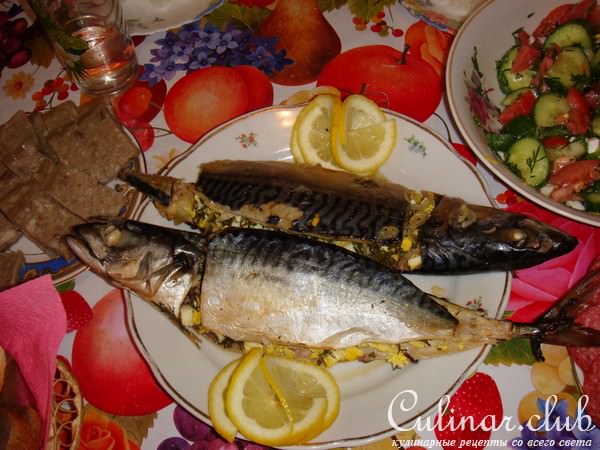 Скумбрия в фольге
