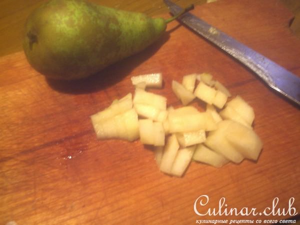 Рисовая запеканка с сыром и грушами