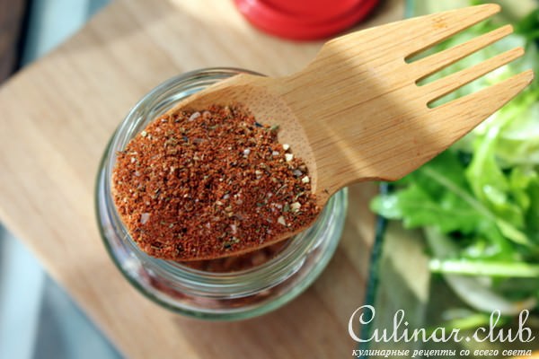 Смесь специй Cajun и то,что с ней