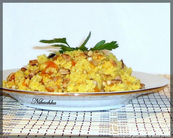 Кус-кус с курагой