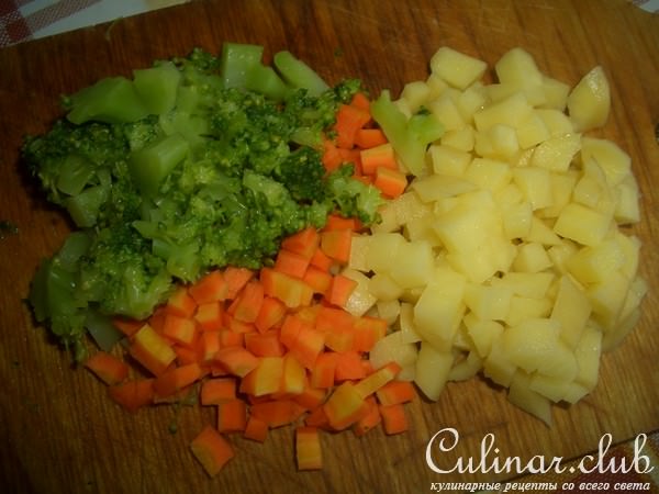 Тушеные овощи с мясом (с1 года)