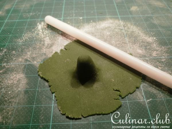 Роза из мастики ( как это делаю я ) 