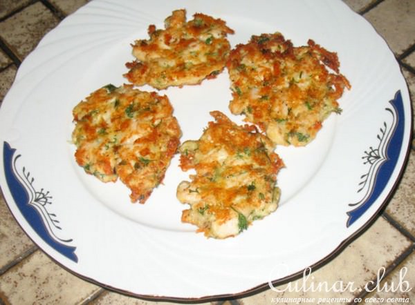 Оладьи из куриной грудки