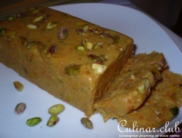 Паштет из гороха с овощами и орехами
