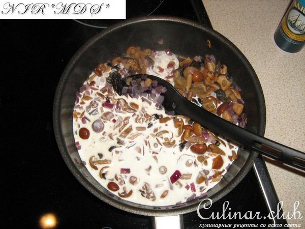 Картофель Печёный с Грибами....