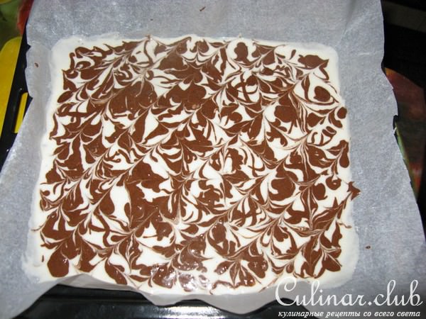 Нежный рулет с банановым кремом