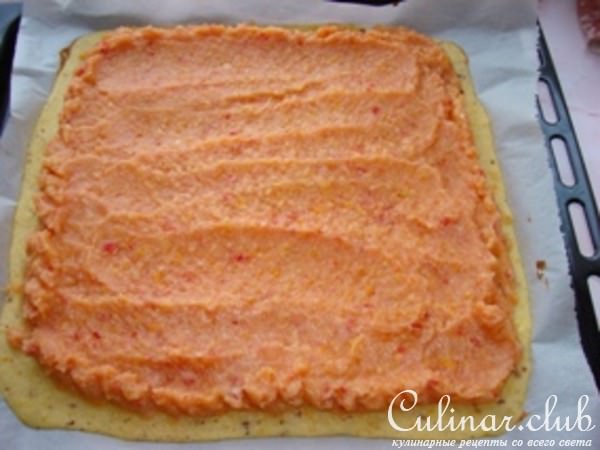 Яблочно-апельсиновый рулет