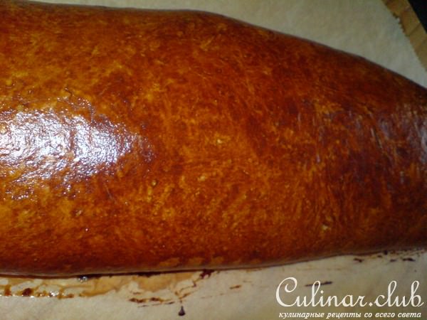 Венский рулет с маком,сливовым повидлом и творогом