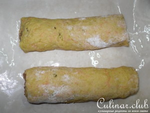 Морковные рулетики с вареньем