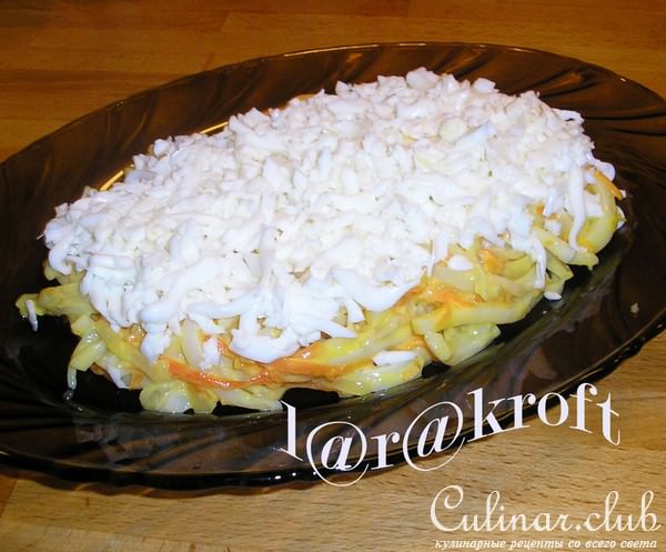 Салат «Кальмаровый рай»