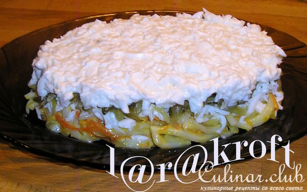 Салат «Кальмаровый рай»