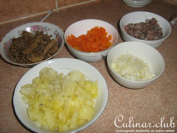 Салат "Лисичкина шубка"