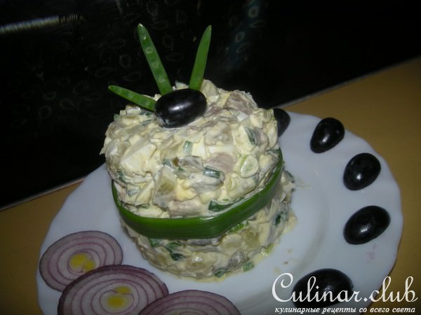Салатик из печени