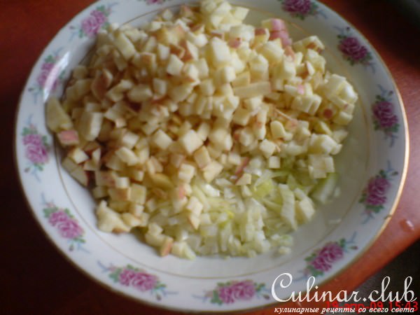 Луковый салатик (прекрасное дополнение к мясу)