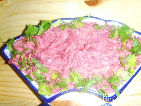 легкий салат из свеклы и моркови