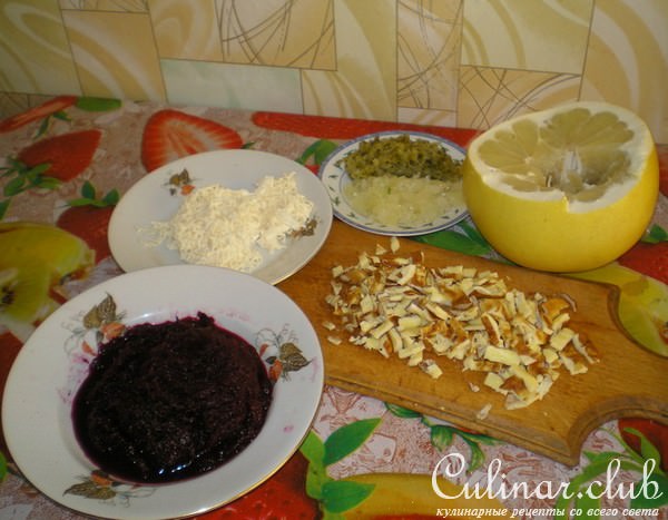 Салат "Расцветающий пень"