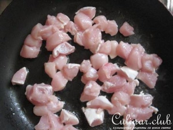 Салат Цезарь с курицей (вариант)