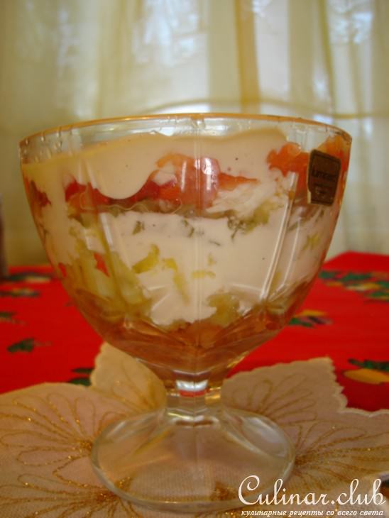 салат с тунцом