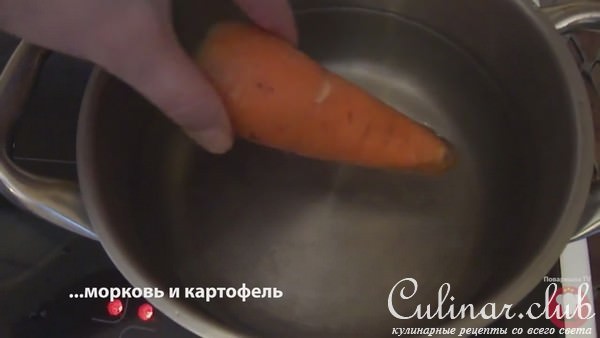Салат "Пингвины на льдине"
